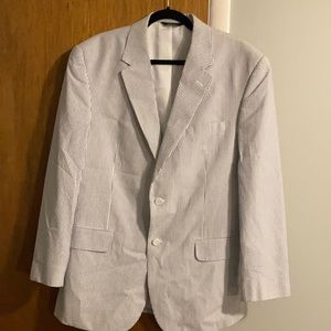 Jos A. Bank stay cool seersucker jacket 43R